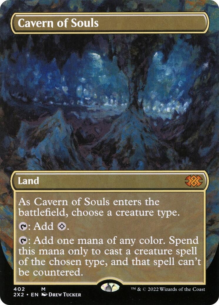 Image for Cavern of Souls (Borderless) (402) [Double Masters 2022] - Magic: The Gathering