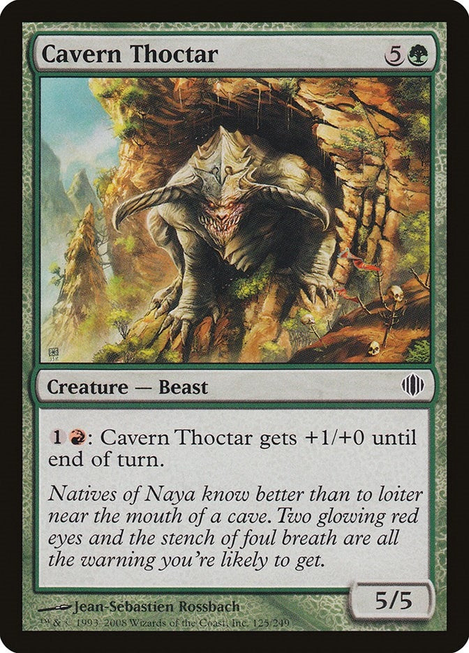 Image for Cavern Thoctar (125) [Shards of Alara] - Magic: The Gathering