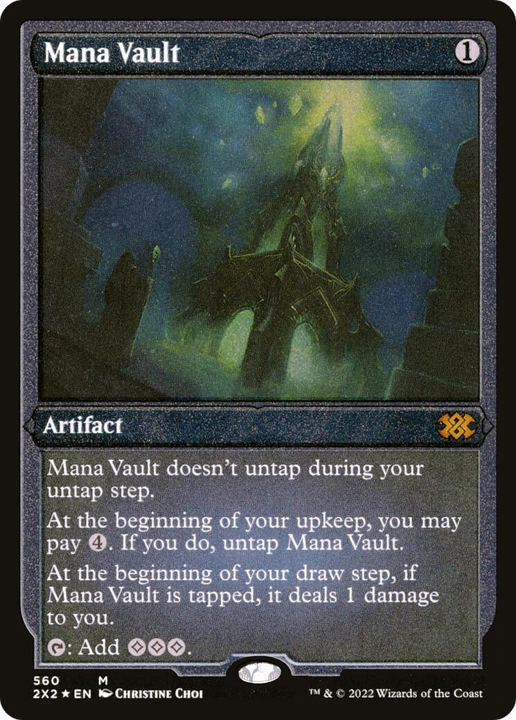 Image for Mana Vault (Foil Etched) (560) [Double Masters 2022] - Magic: The Gathering