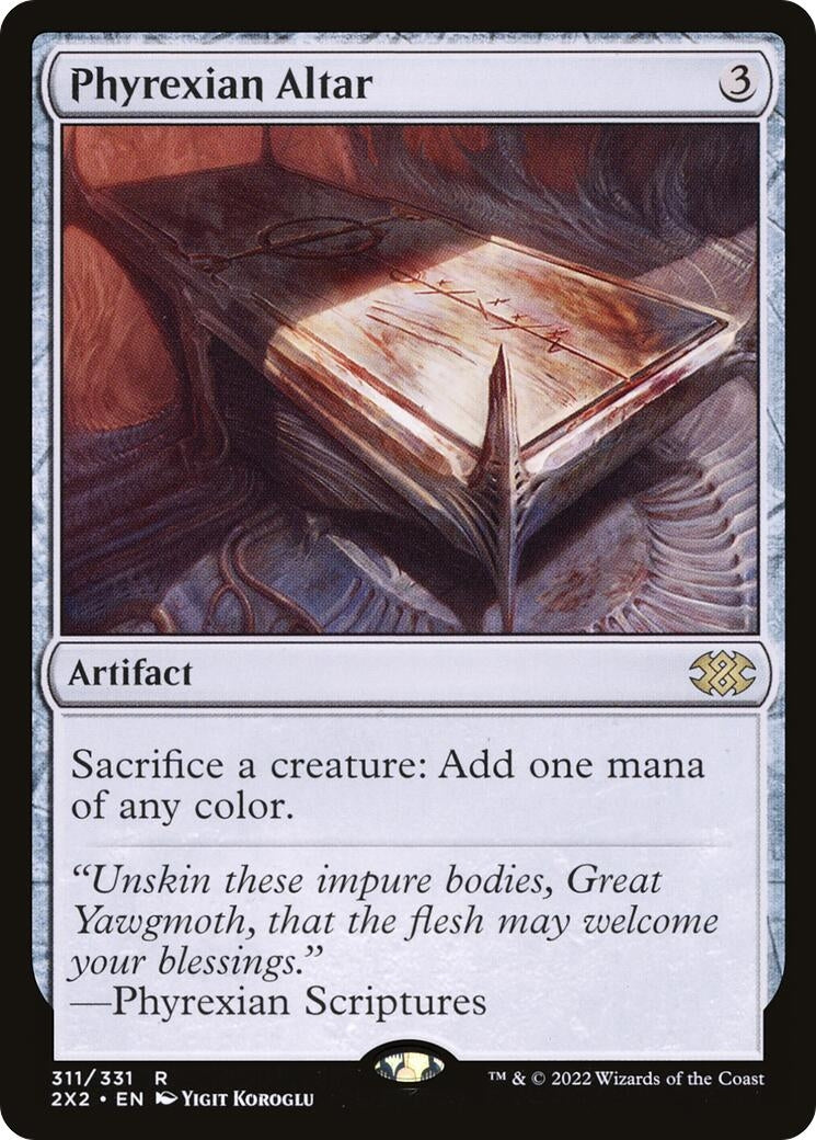 Image for Phyrexian Altar (311) [Double Masters 2022] - Magic: The Gathering