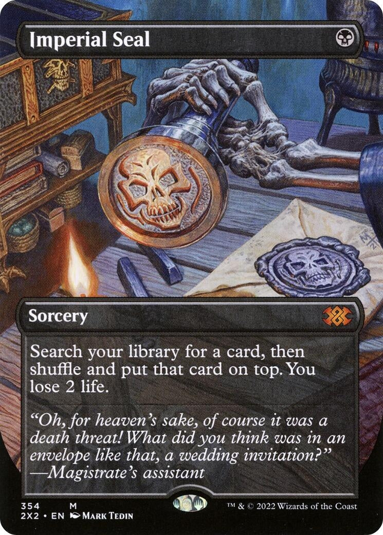 Image for Imperial Seal (Borderless) (354) [Double Masters 2022] - Magic: The Gathering