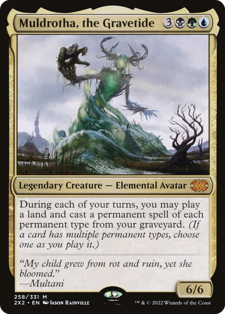 Image for Muldrotha, the Gravetide (258) [Double Masters 2022] - Magic: The Gathering