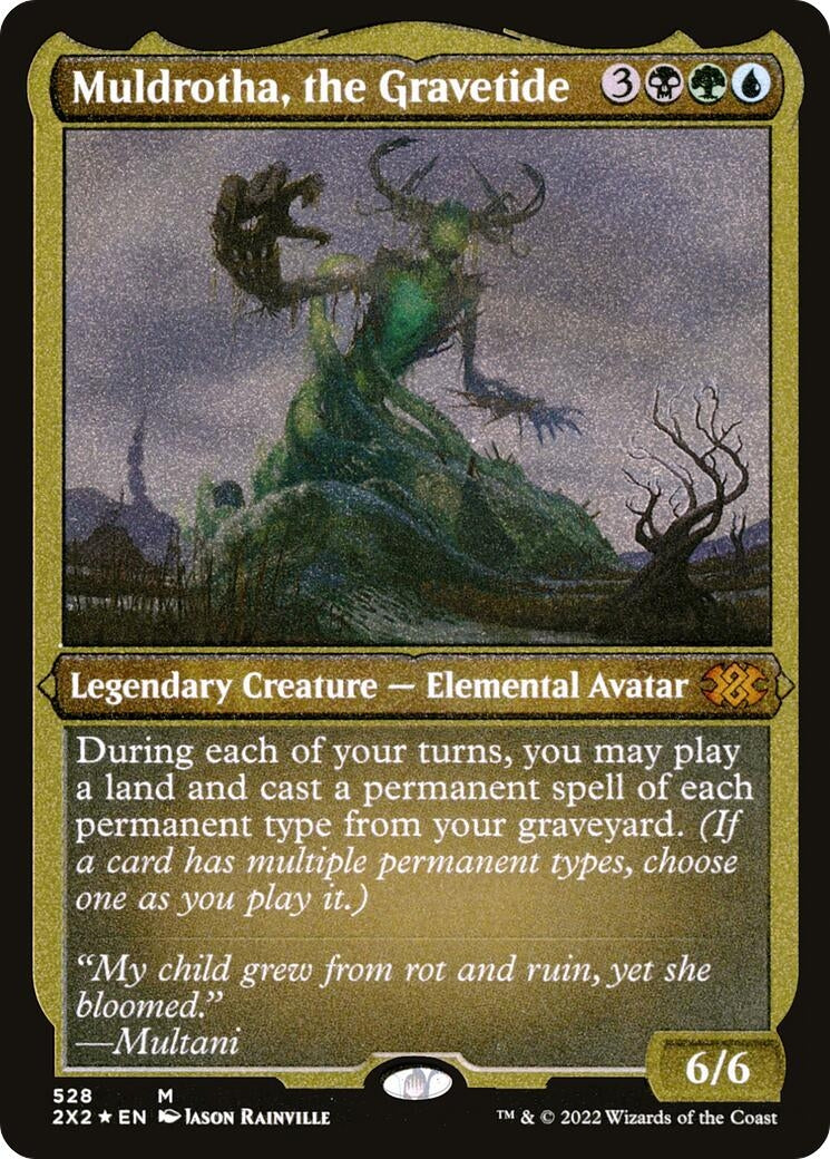 Image for Muldrotha, the Gravetide (Foil Etched) (528) [Double Masters 2022] - Magic: The Gathering
