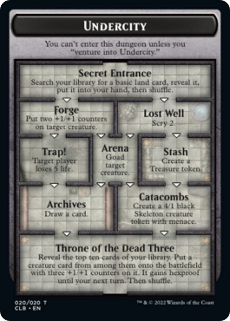 Image for Undercity (AFR) (20) [Oversize Cards] - Magic: The Gathering
