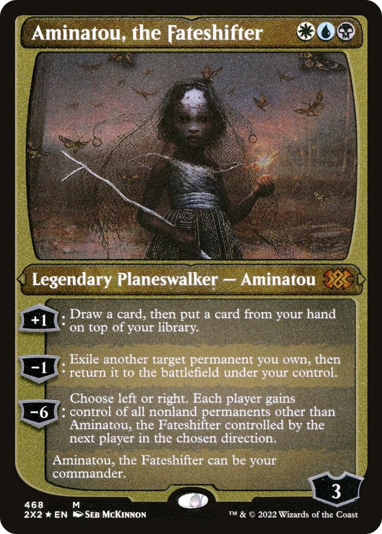 Image for Aminatou, the Fateshifter (Foil Etched) (468) [Double Masters 2022] - Magic: The Gathering