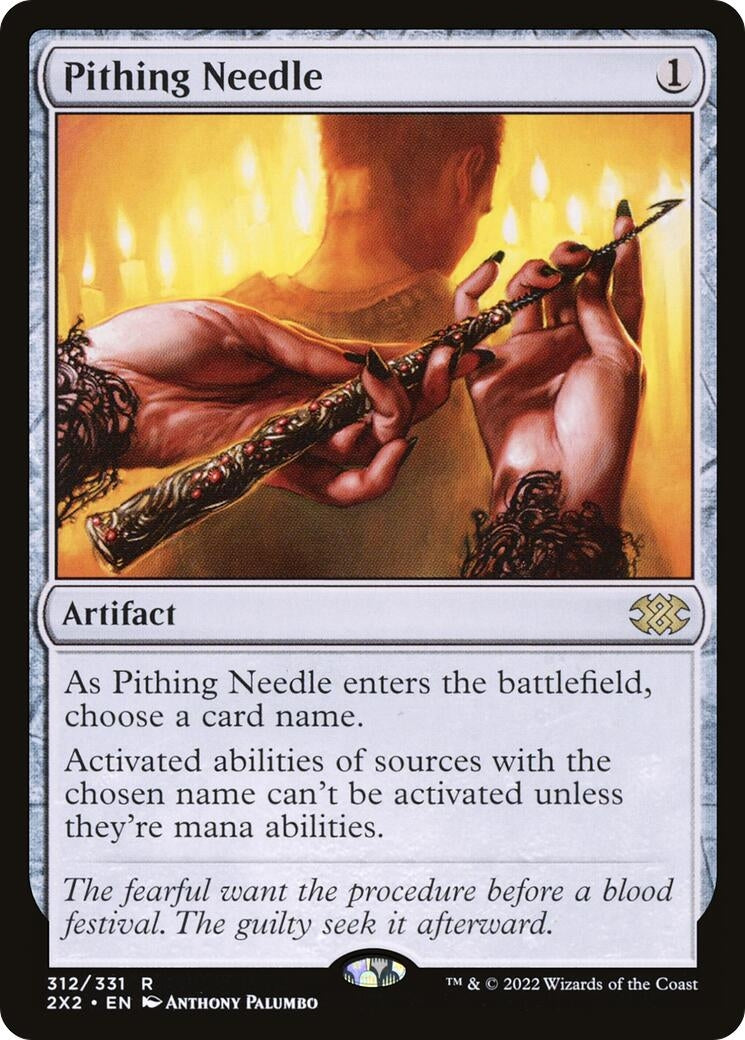 Pithing Needle (312) [Double Masters 2022]