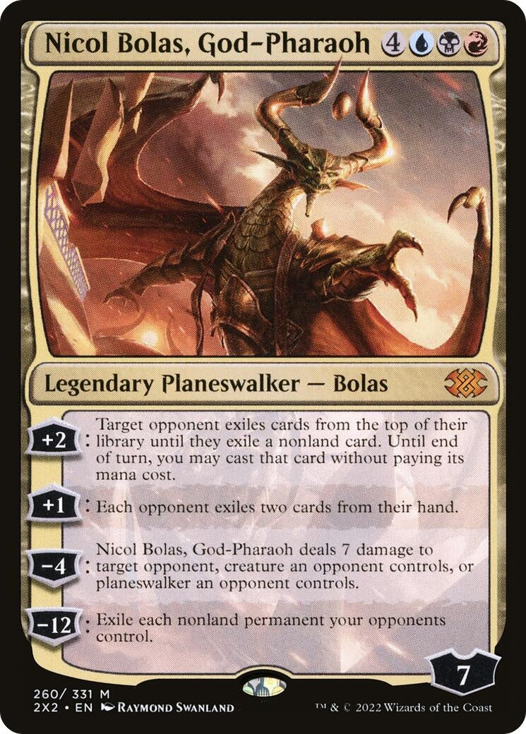 Image for Nicol Bolas, God-Pharaoh (260) [Double Masters 2022] - Magic: The Gathering