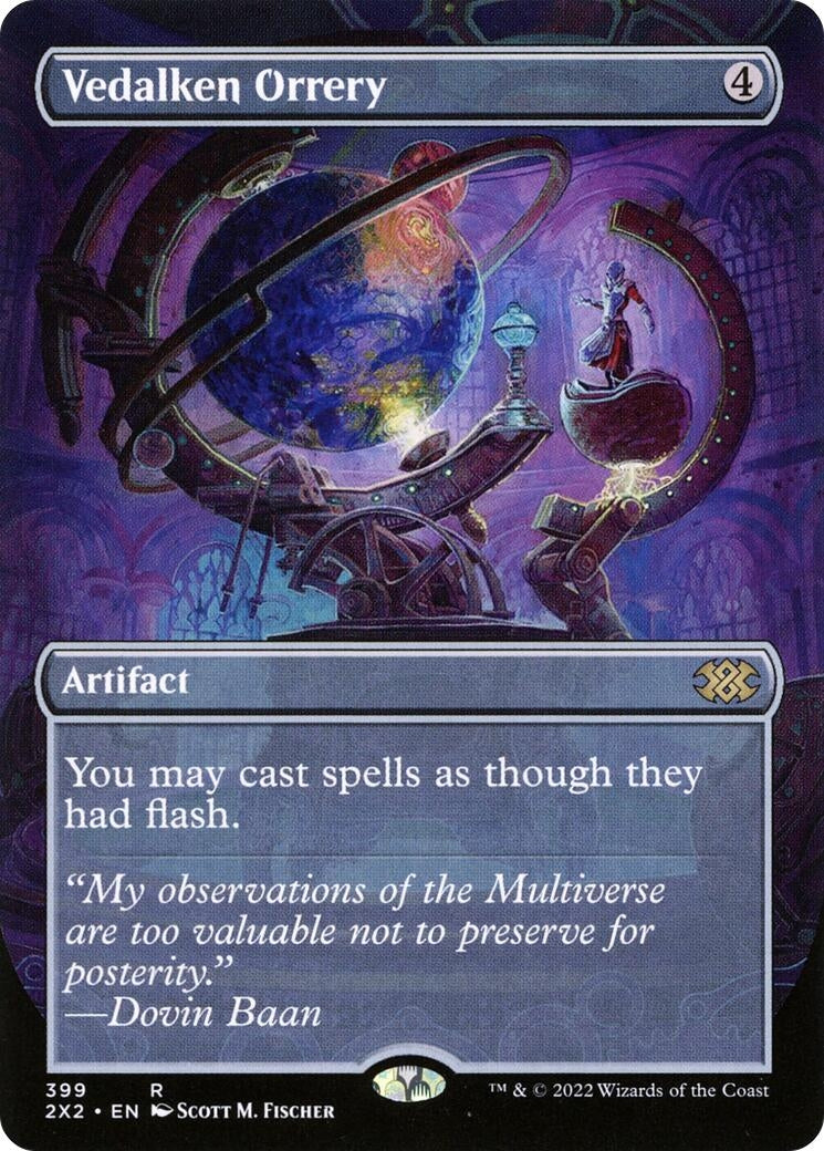Image for Vedalken Orrery (Borderless) (399) [Double Masters 2022] - Magic: The Gathering