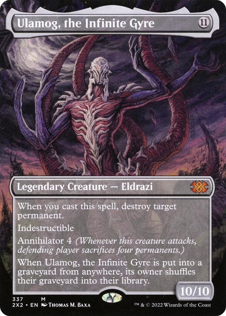 Image for Ulamog, the Infinite Gyre (Borderless) (337) [Double Masters 2022] - Magic: The Gathering