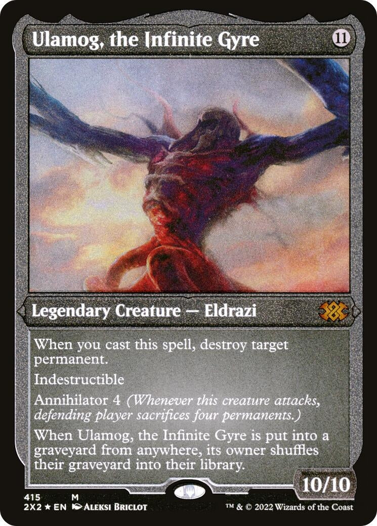 Image for Ulamog, the Infinite Gyre (Foil Etched) (415) [Double Masters 2022] - Magic: The Gathering