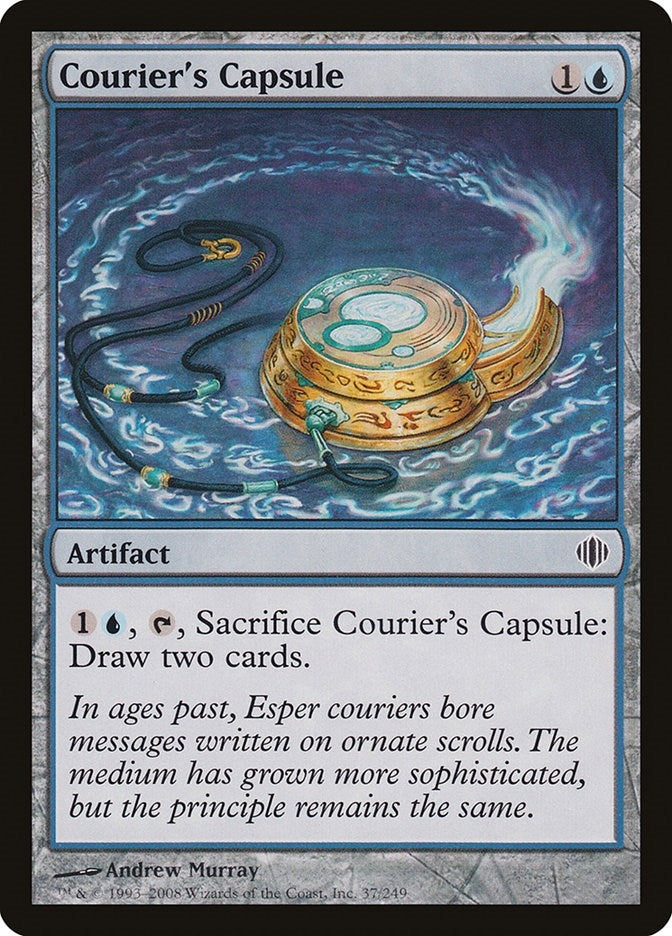 Image for Courier's Capsule (37) [Shards of Alara] - Magic: The Gathering