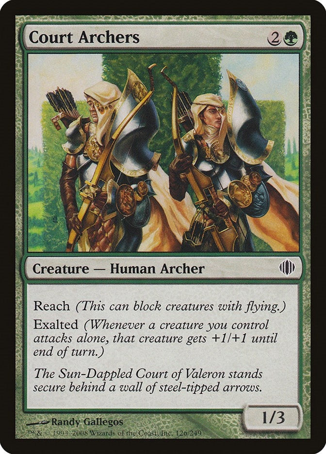Image for Court Archers (126) [Shards of Alara] - Magic: The Gathering