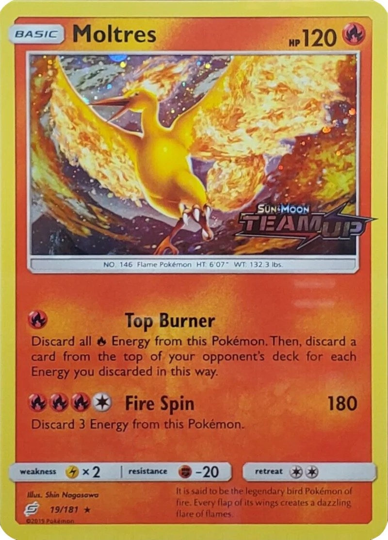 Image for Moltres - 19/181 (Team Up Stamped) (019/181) [Miscellaneous Cards & Products] - Pokemon