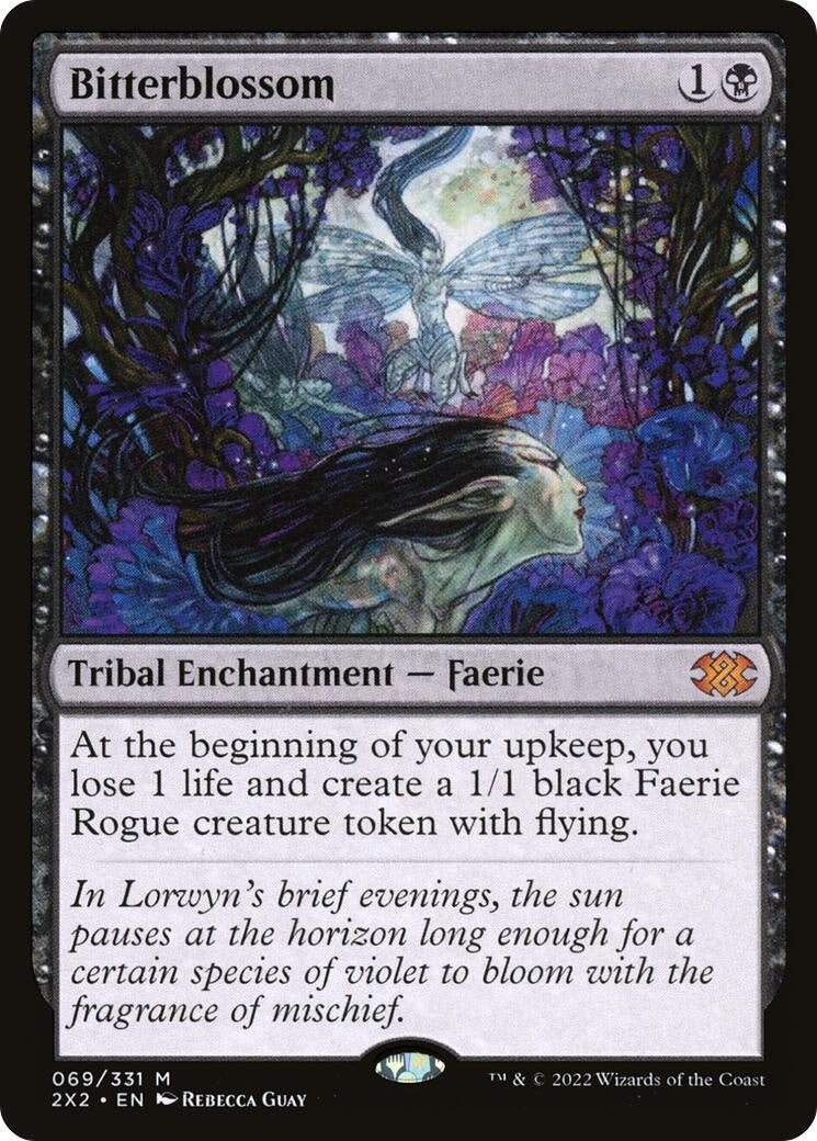 Image for Bitterblossom (69) [Double Masters 2022] - Magic: The Gathering