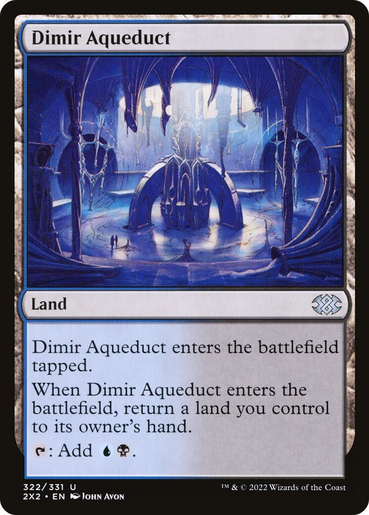 Image for Dimir Aqueduct (322) [Double Masters 2022] - Magic: The Gathering