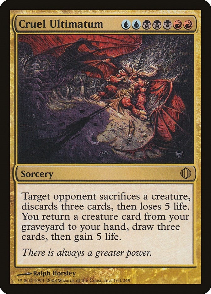 Image for Cruel Ultimatum (164) [Shards of Alara] - Magic: The Gathering