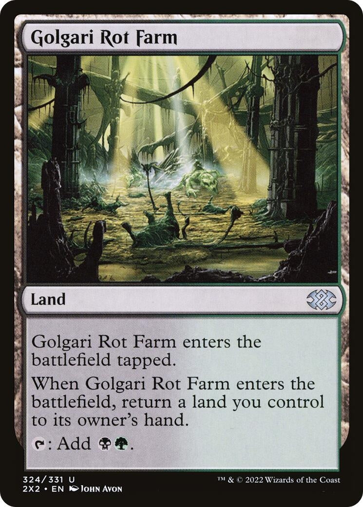 Image for Golgari Rot Farm (324) [Double Masters 2022] - Magic: The Gathering