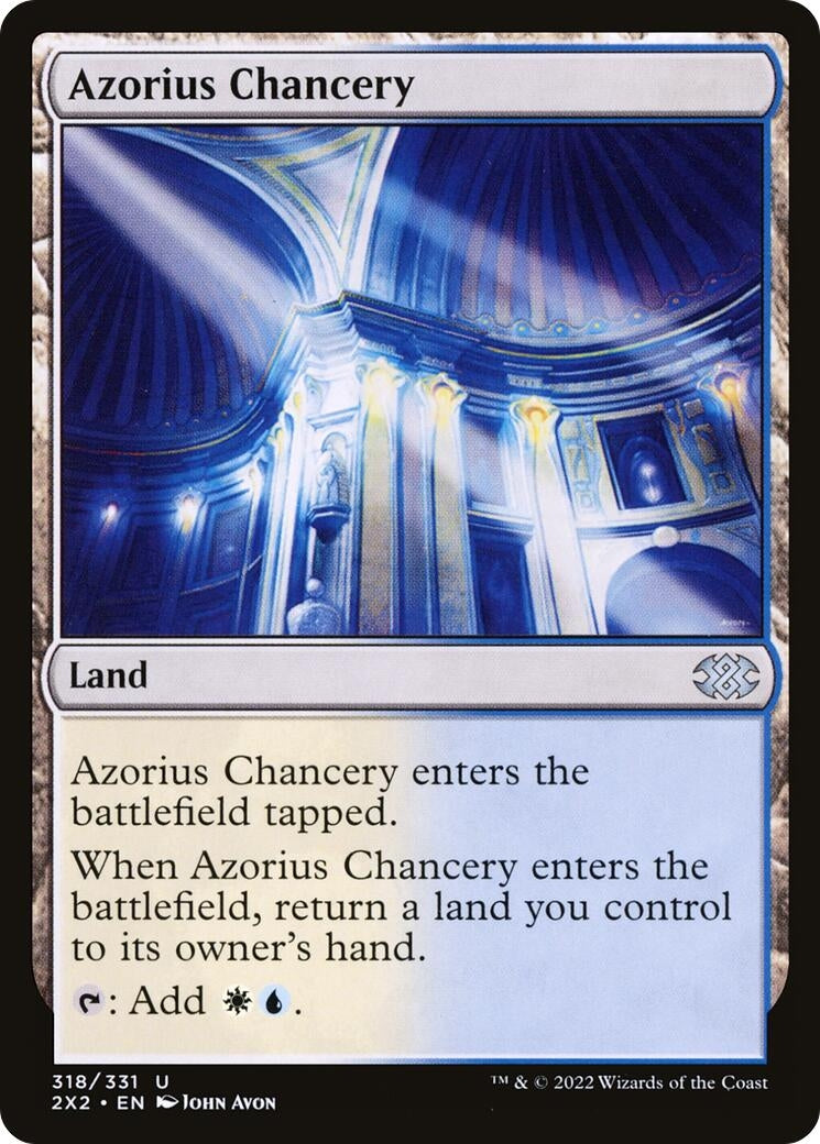 Image for Azorius Chancery (318) [Double Masters 2022] - Magic: The Gathering