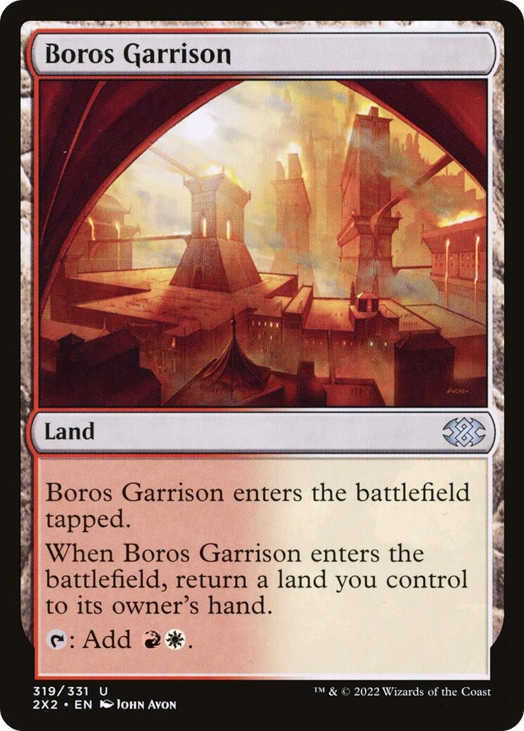 Image for Boros Garrison (319) [Double Masters 2022] - Magic: The Gathering