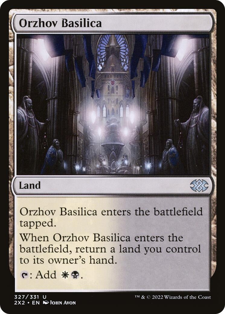 Image for Orzhov Basilica (327) [Double Masters 2022] - Magic: The Gathering