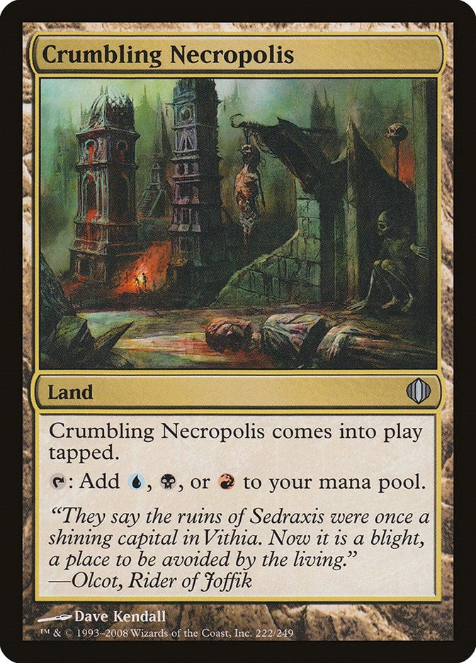 Image for Crumbling Necropolis (222) [Shards of Alara] - Magic: The Gathering