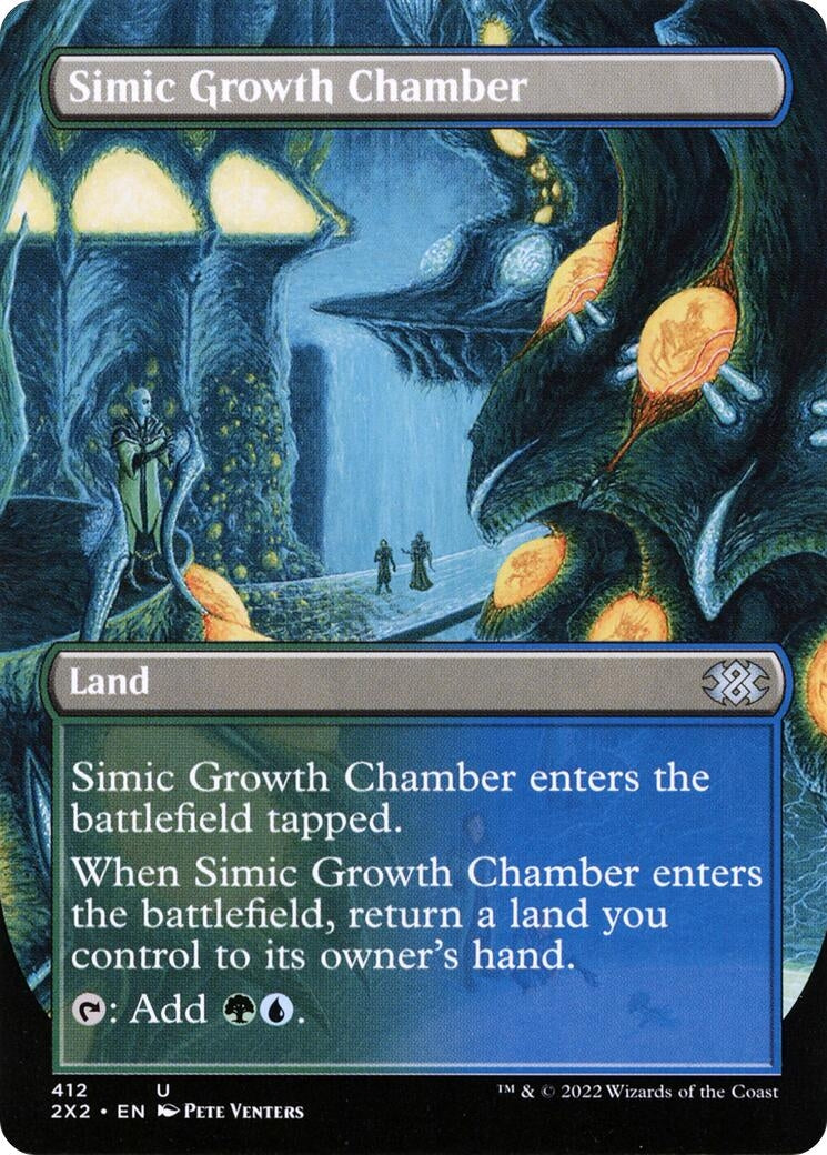 Image for Simic Growth Chamber (Borderless) (412) [Double Masters 2022] - Magic: The Gathering