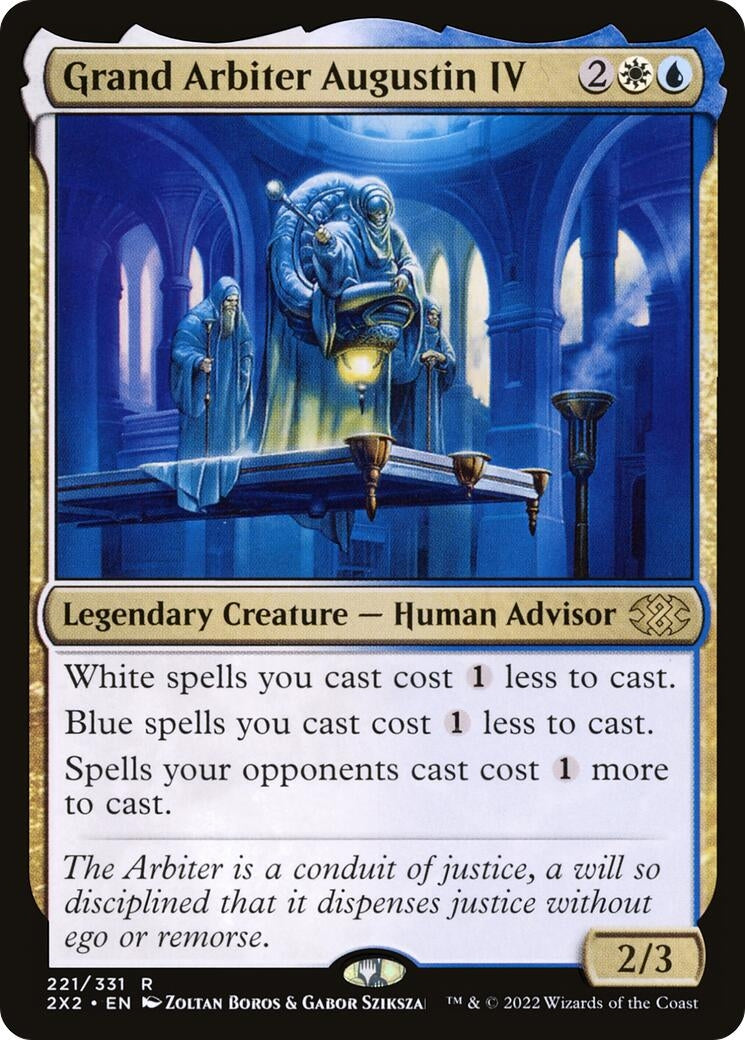 Image for Grand Arbiter Augustin IV (221) [Double Masters 2022] - Magic: The Gathering