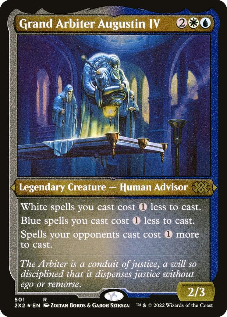 Image for Grand Arbiter Augustin IV (Foil Etched) (501) [Double Masters 2022] - Magic: The Gathering