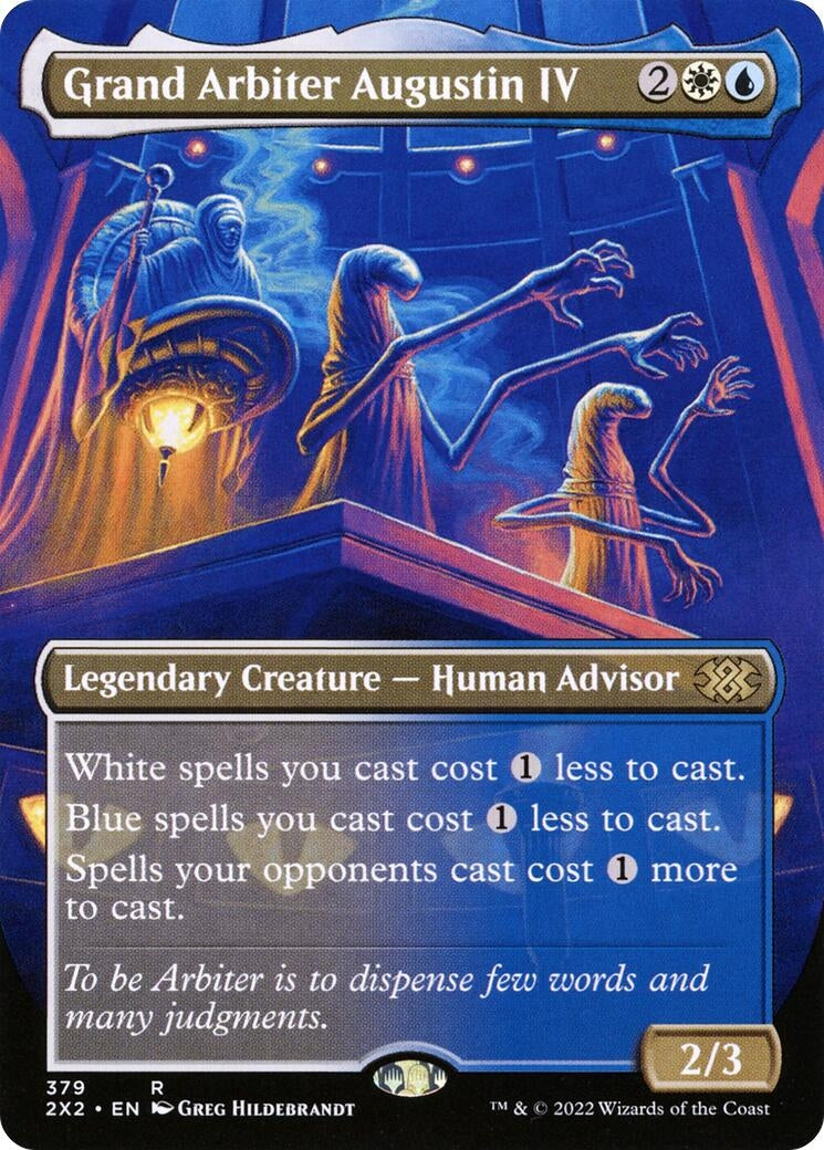 Image for Grand Arbiter Augustin IV (Borderless) (379) [Double Masters 2022] - Magic: The Gathering