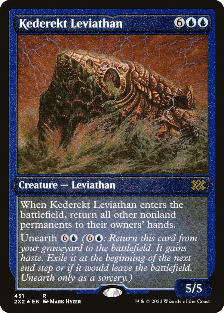 Image for Kederekt Leviathan (Foil Etched) (431) [Double Masters 2022] - Magic: The Gathering