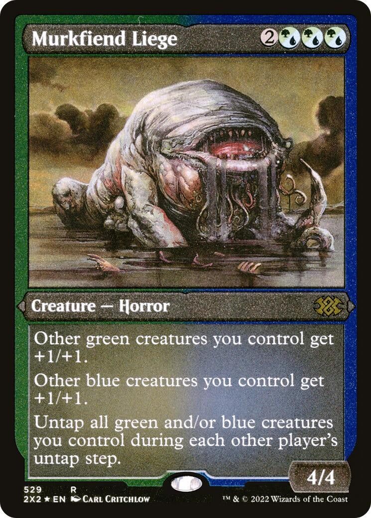 Image for Murkfiend Liege (Foil Etched) (529) [Double Masters 2022] - Magic: The Gathering