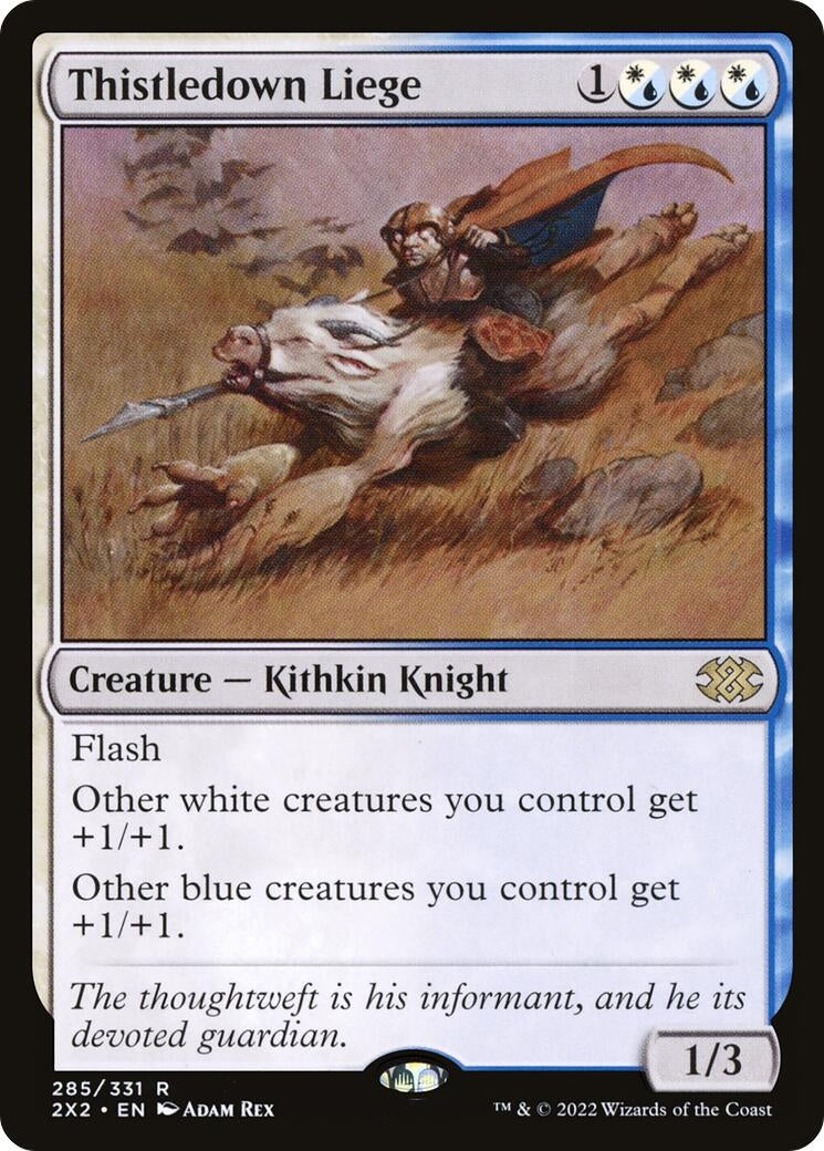 Image for Thistledown Liege (285) [Double Masters 2022] - Magic: The Gathering