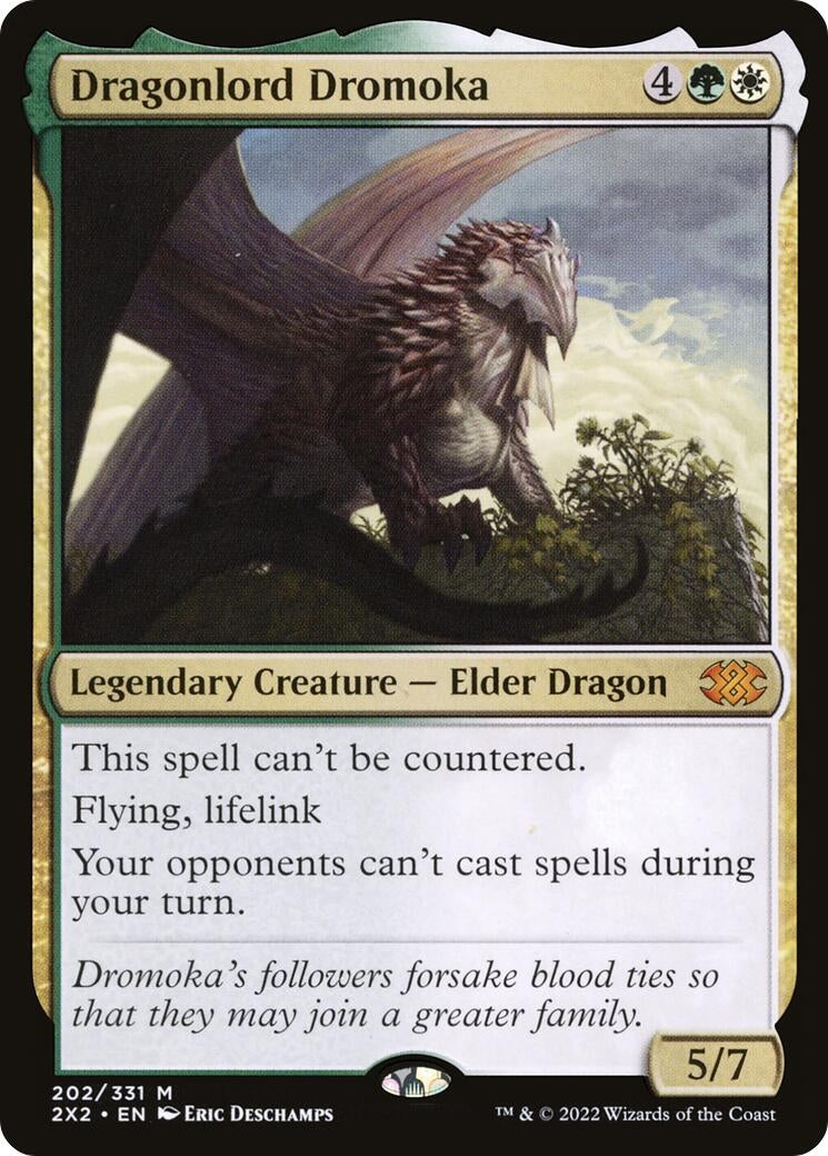 Image for Dragonlord Dromoka (202) [Double Masters 2022] - Magic: The Gathering