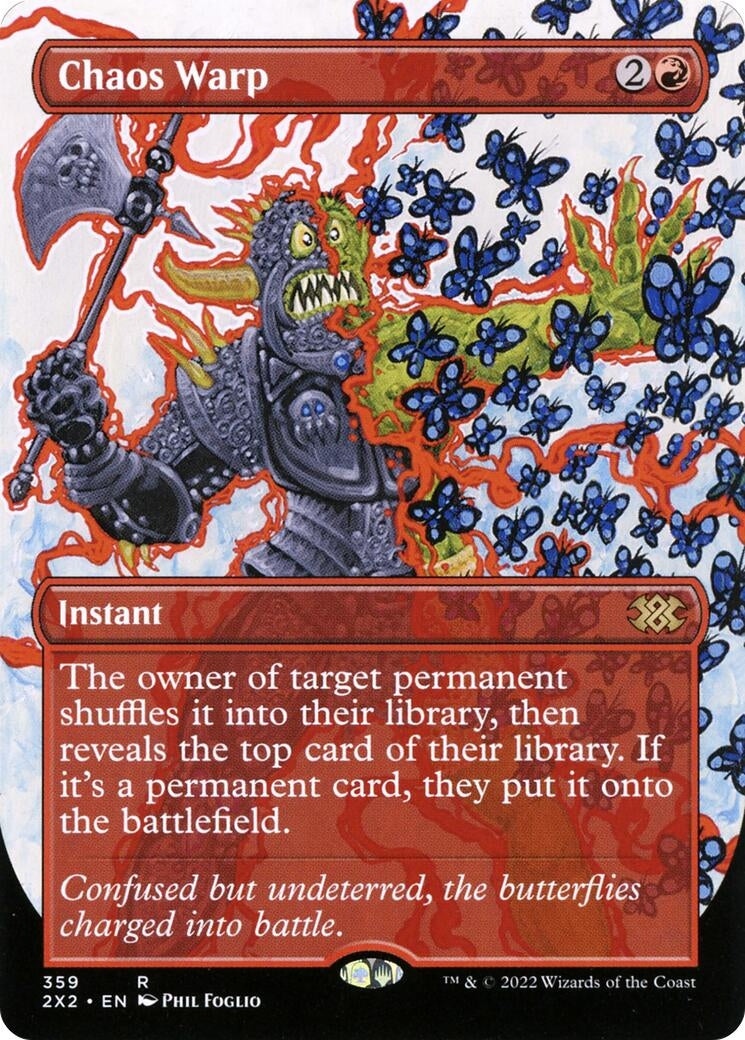 Image for Chaos Warp (Borderless) (359) [Double Masters 2022] - Magic: The Gathering