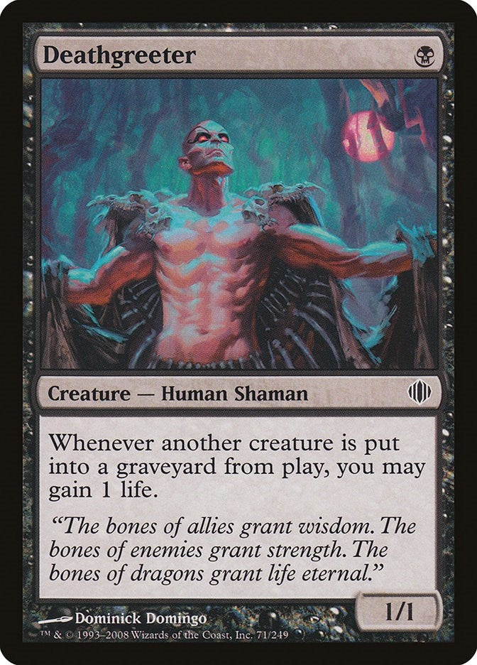 Image for Deathgreeter (71) [Shards of Alara] - Magic: The Gathering