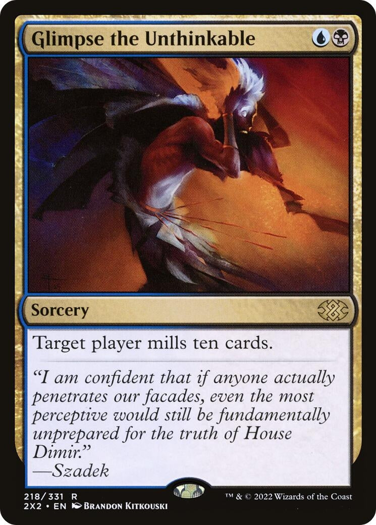 Image for Glimpse the Unthinkable (218) [Double Masters 2022] - Magic: The Gathering