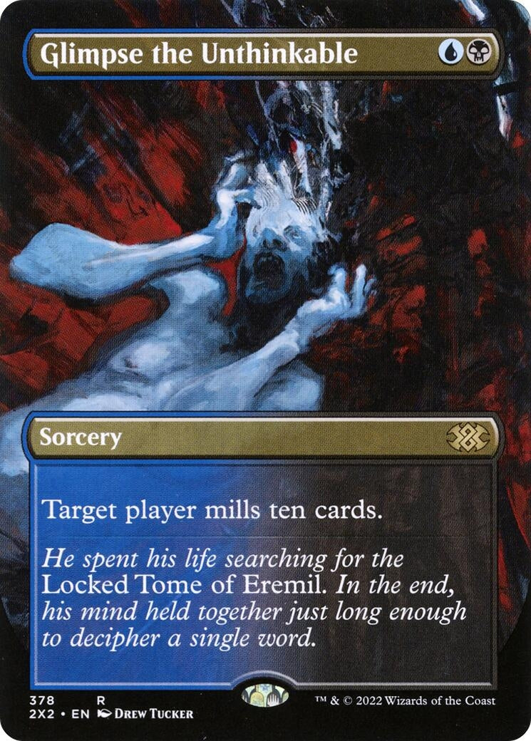 Image for Glimpse the Unthinkable (Borderless) (378) [Double Masters 2022] - Magic: The Gathering