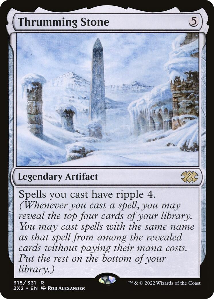 Image for Thrumming Stone (315) [Double Masters 2022] - Magic: The Gathering
