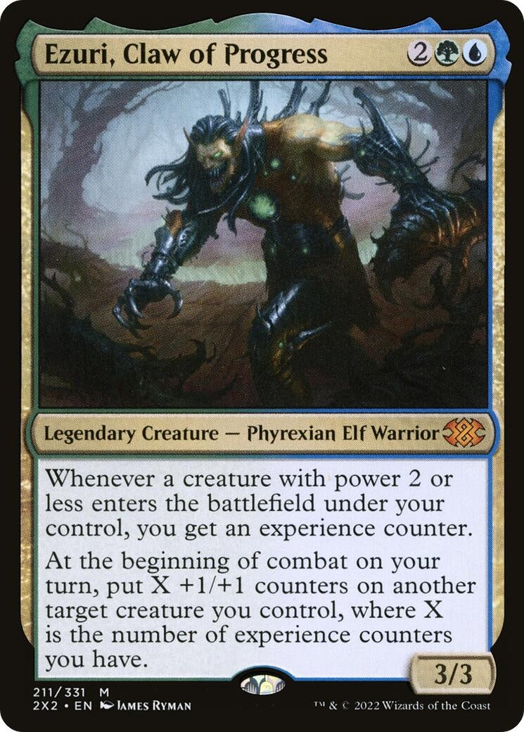 Image for Ezuri, Claw of Progress (211) [Double Masters 2022] - Magic: The Gathering