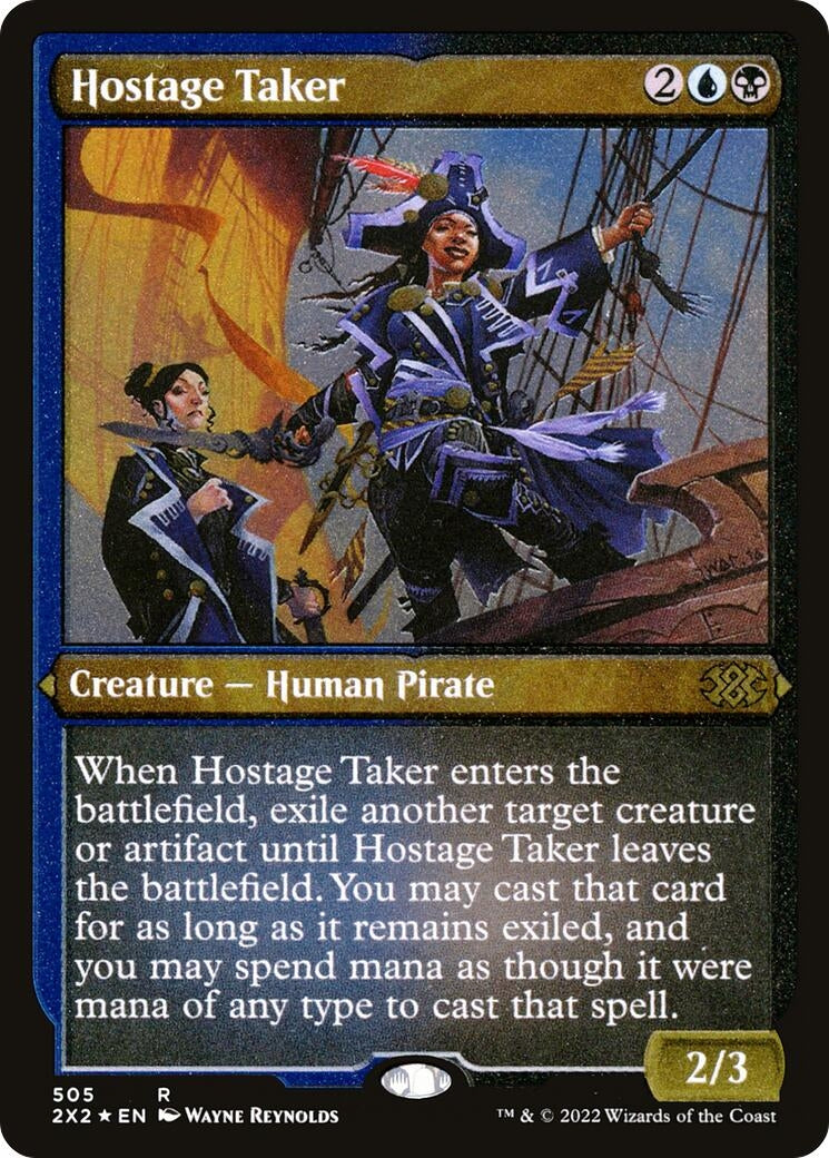 Image for Hostage Taker (Foil Etched) (505) [Double Masters 2022] - Magic: The Gathering