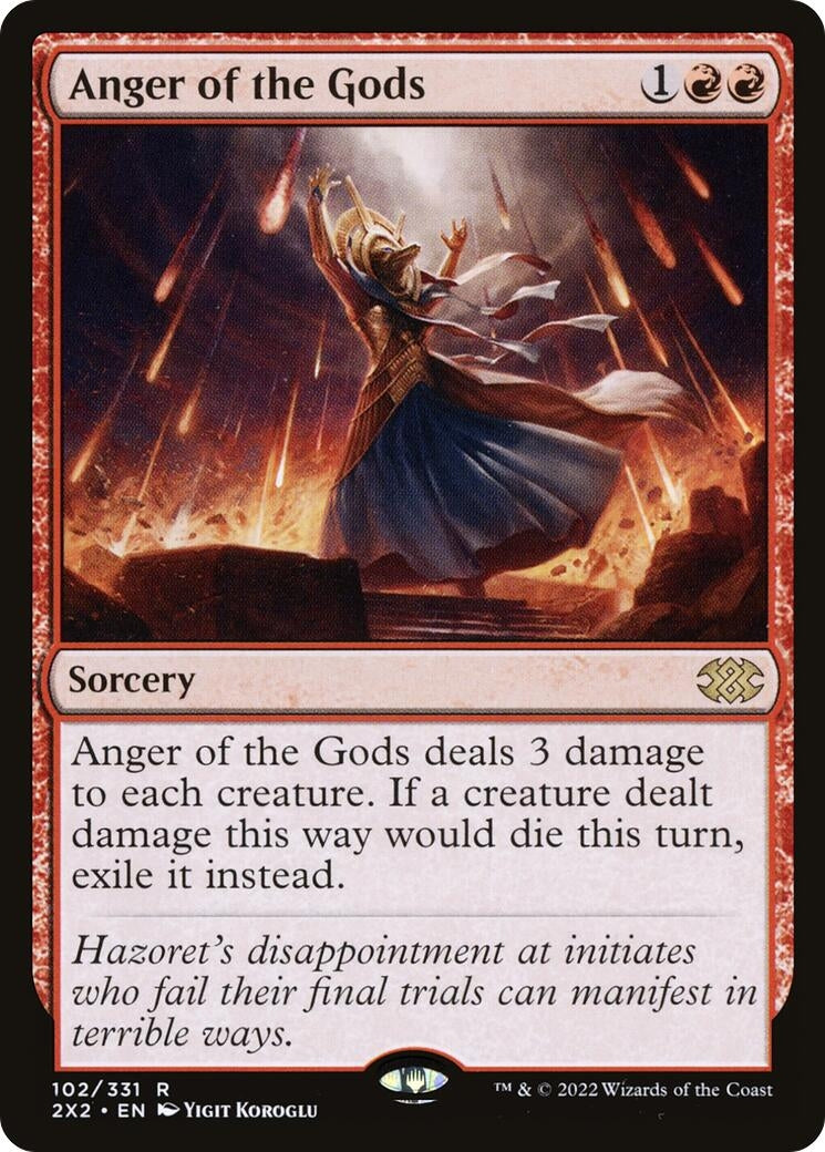 Image for Anger of the Gods (102) [Double Masters 2022] - Magic: The Gathering