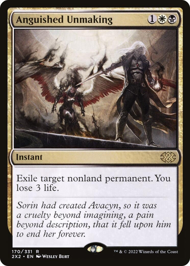 Image for Anguished Unmaking (170) [Double Masters 2022] - Magic: The Gathering
