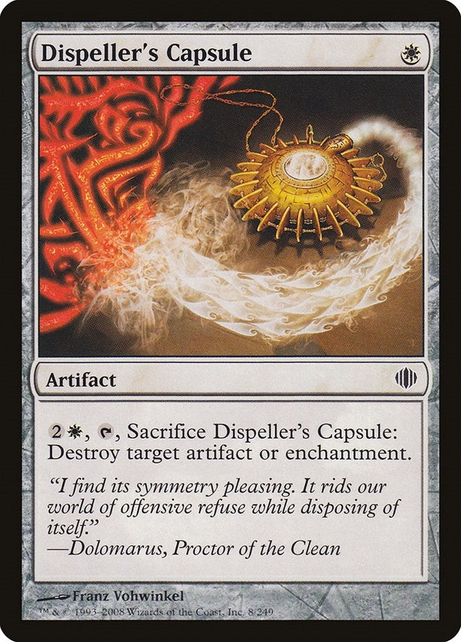 Image for Dispeller's Capsule (8) [Shards of Alara] - Magic: The Gathering