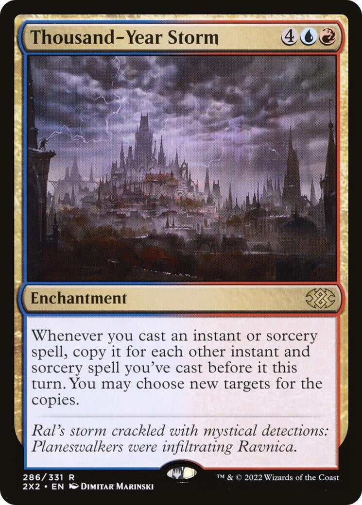 Image for Thousand-Year Storm (286) [Double Masters 2022] - Magic: The Gathering