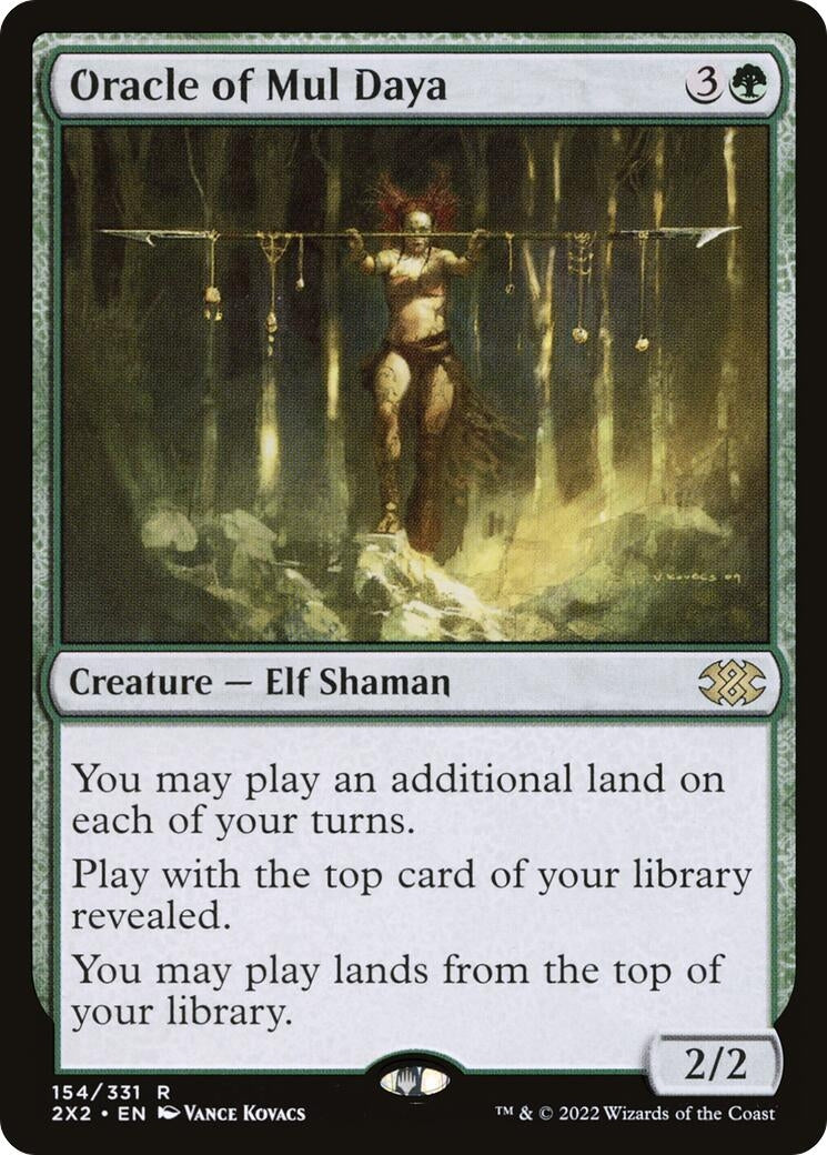 Image for Oracle of Mul Daya (154) [Double Masters 2022] - Magic: The Gathering