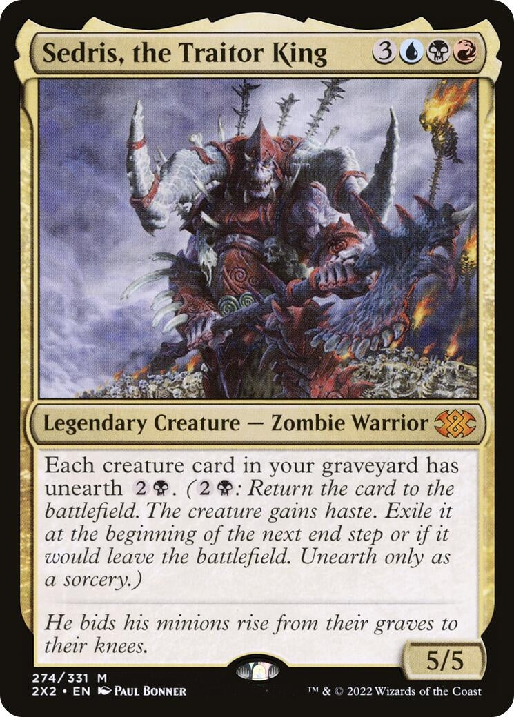 Image for Sedris, the Traitor King (274) [Double Masters 2022] - Magic: The Gathering