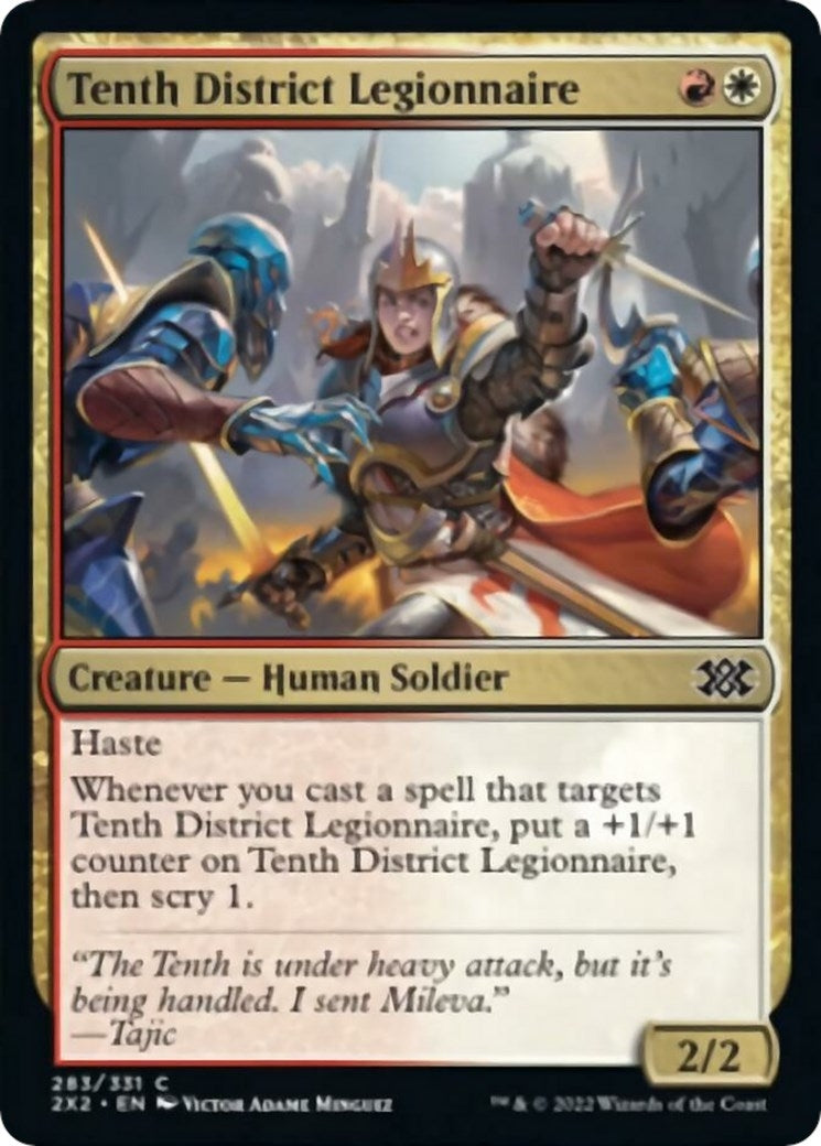 Image for Tenth District Legionnaire (283) [Double Masters 2022] - Magic: The Gathering