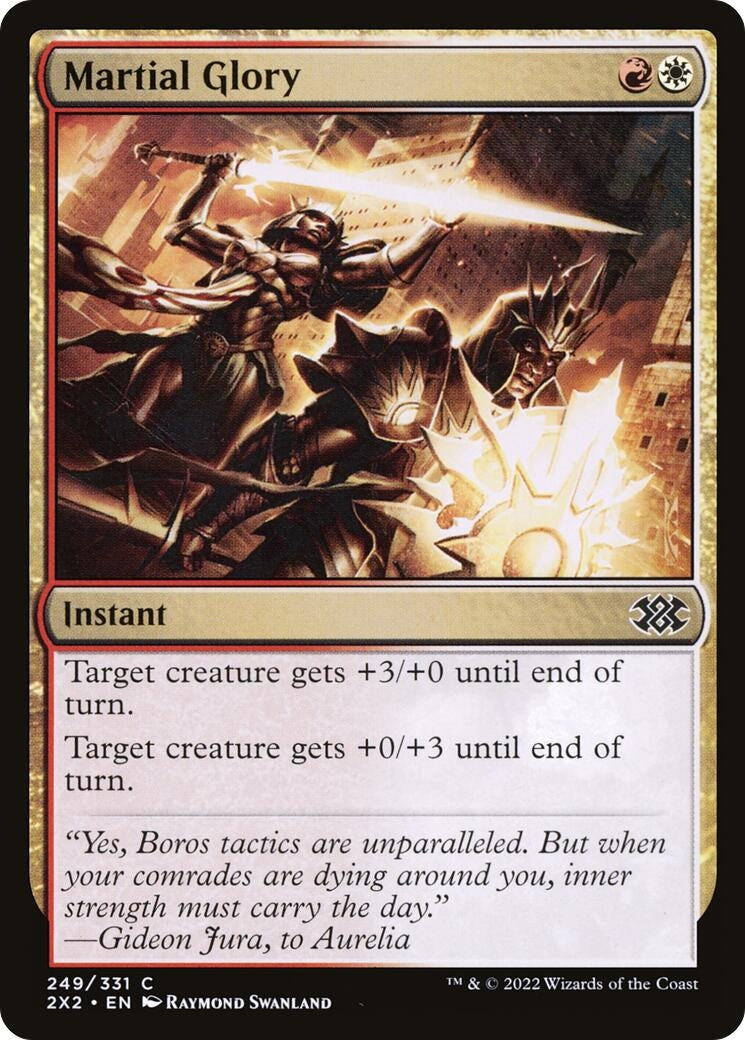 Image for Martial Glory (249) [Double Masters 2022] - Magic: The Gathering