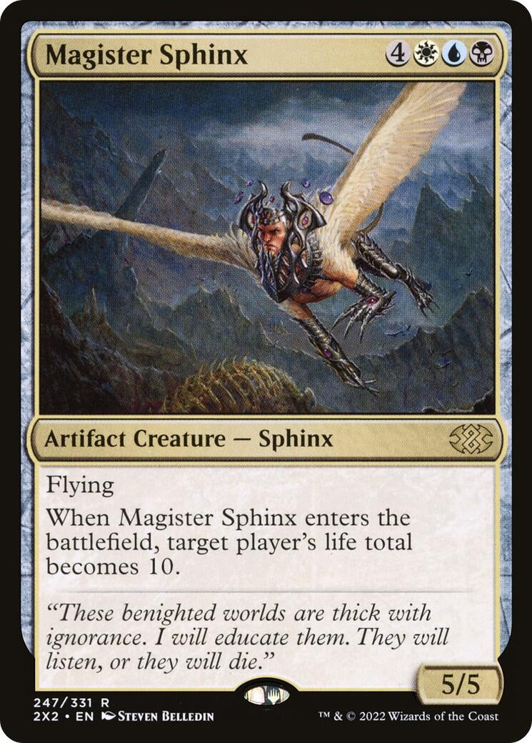 Image for Magister Sphinx (247) [Double Masters 2022] - Magic: The Gathering