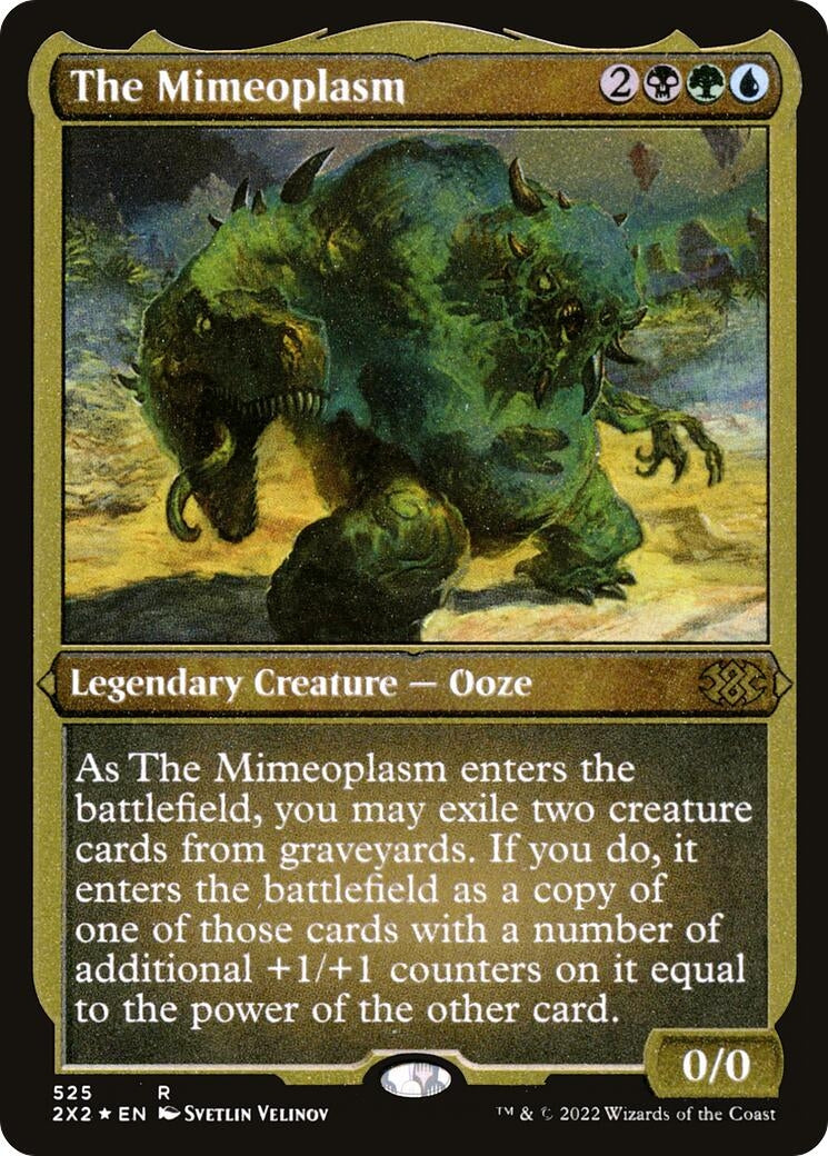 Image for The Mimeoplasm (Foil Etched) (525) [Double Masters 2022] - Magic: The Gathering